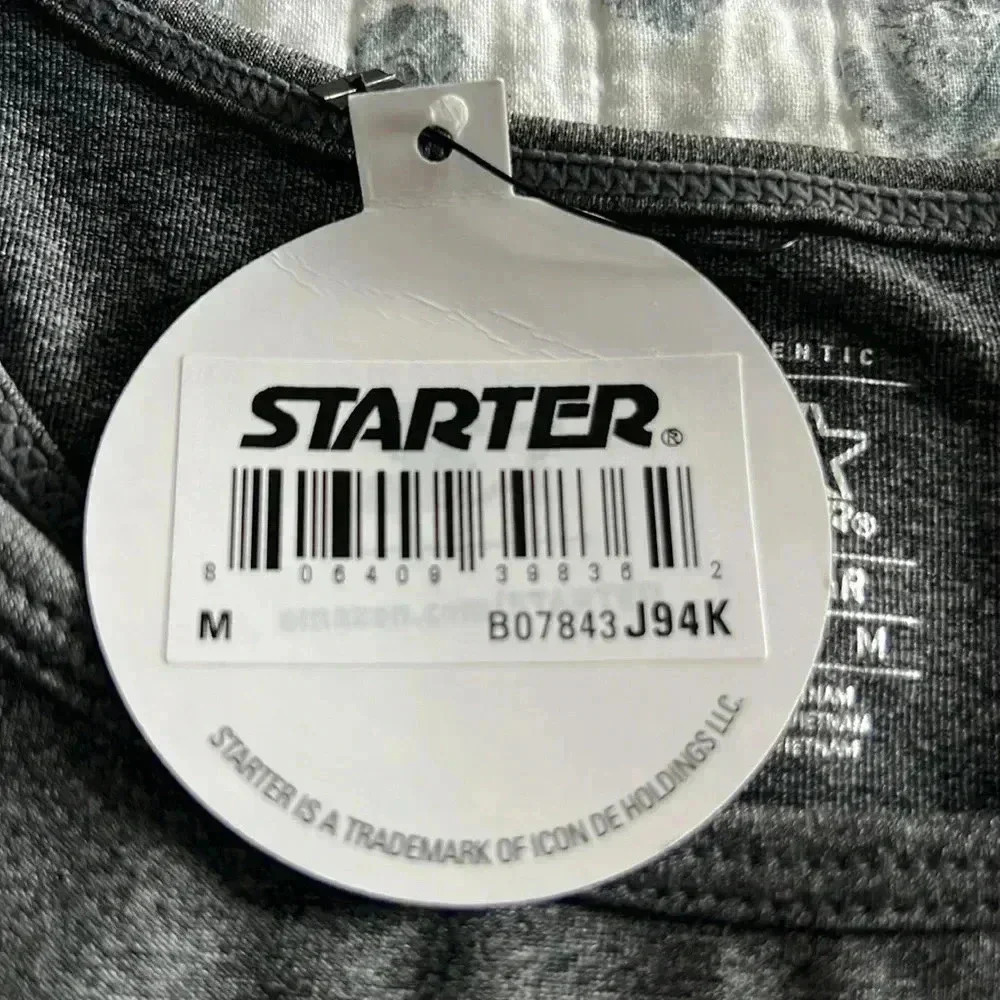 Starter Women's Gray  Medium Impact Longline Sports Bra W/Cups Built-in Bra NWT - Picture 5 of 11